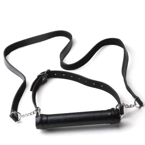 Faux Leather Bit Mouth Gag