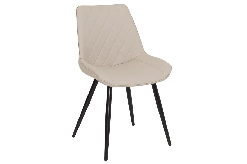 Finley - Taupe Faux Leather Dining Chair