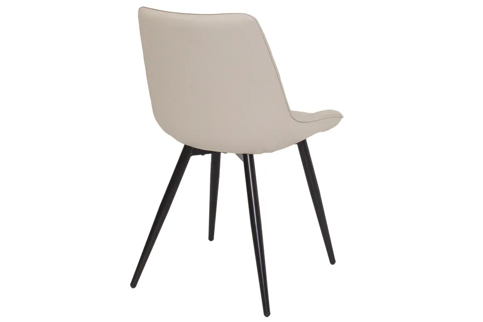 Finley - Taupe Faux Leather Dining Chair