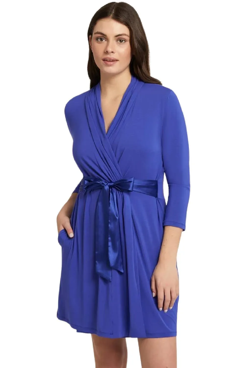 Fleur't Essential Iconic Robe, Sapphire (620)