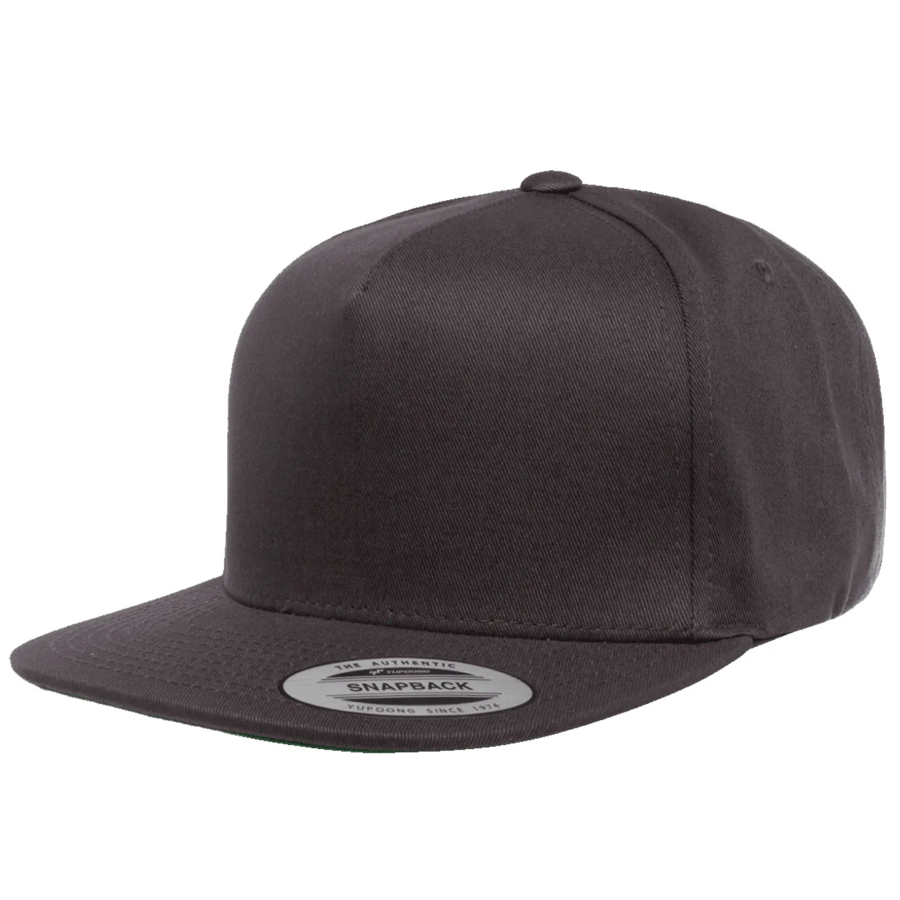 Flexfit Yupoong Classic 5 Panel Cotton Twill Adjustable Snapback Cap