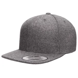 Flexfit Yupoong Classic Melton Wool Snapback Hat