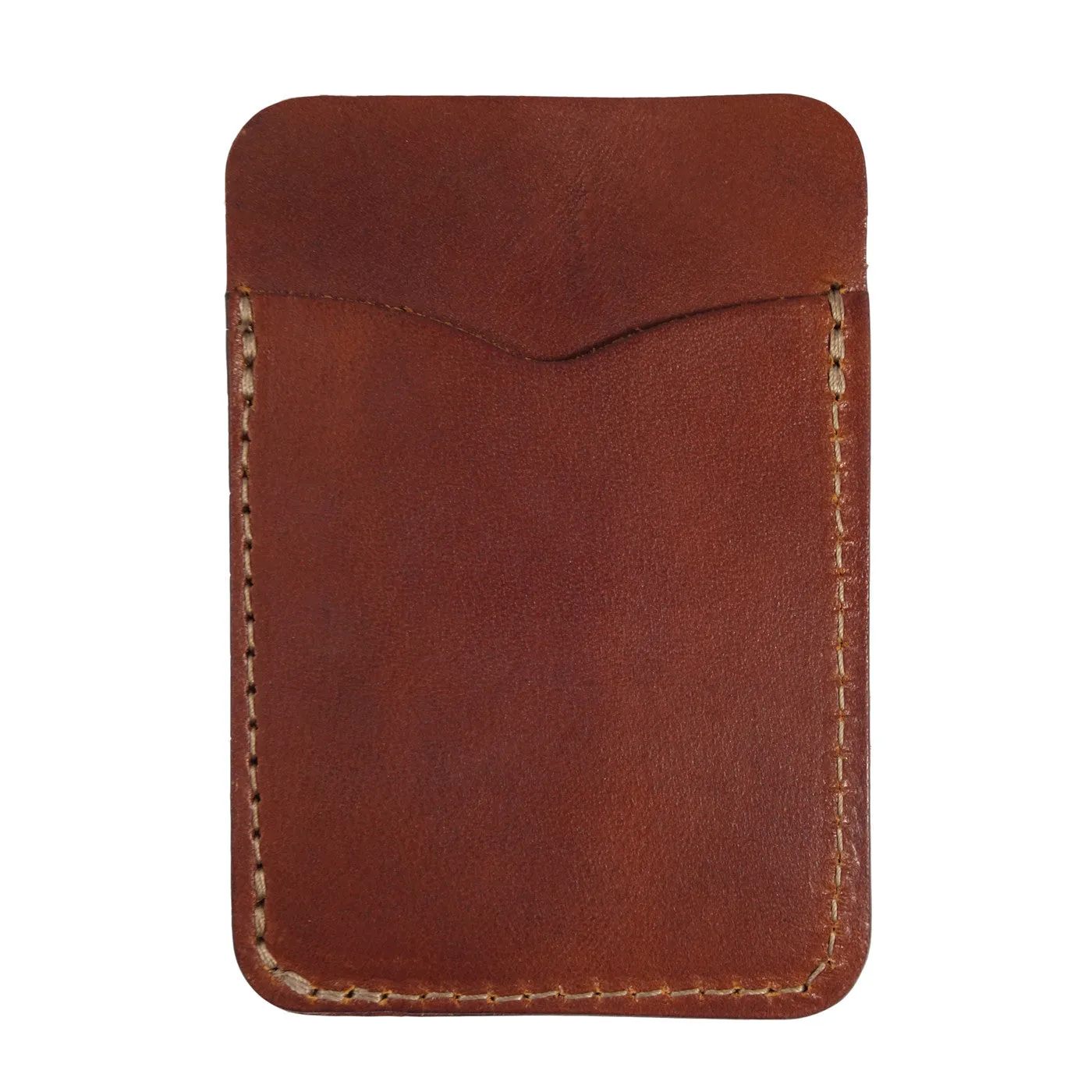 Frontside Vertical Wallet - Saddle Tan