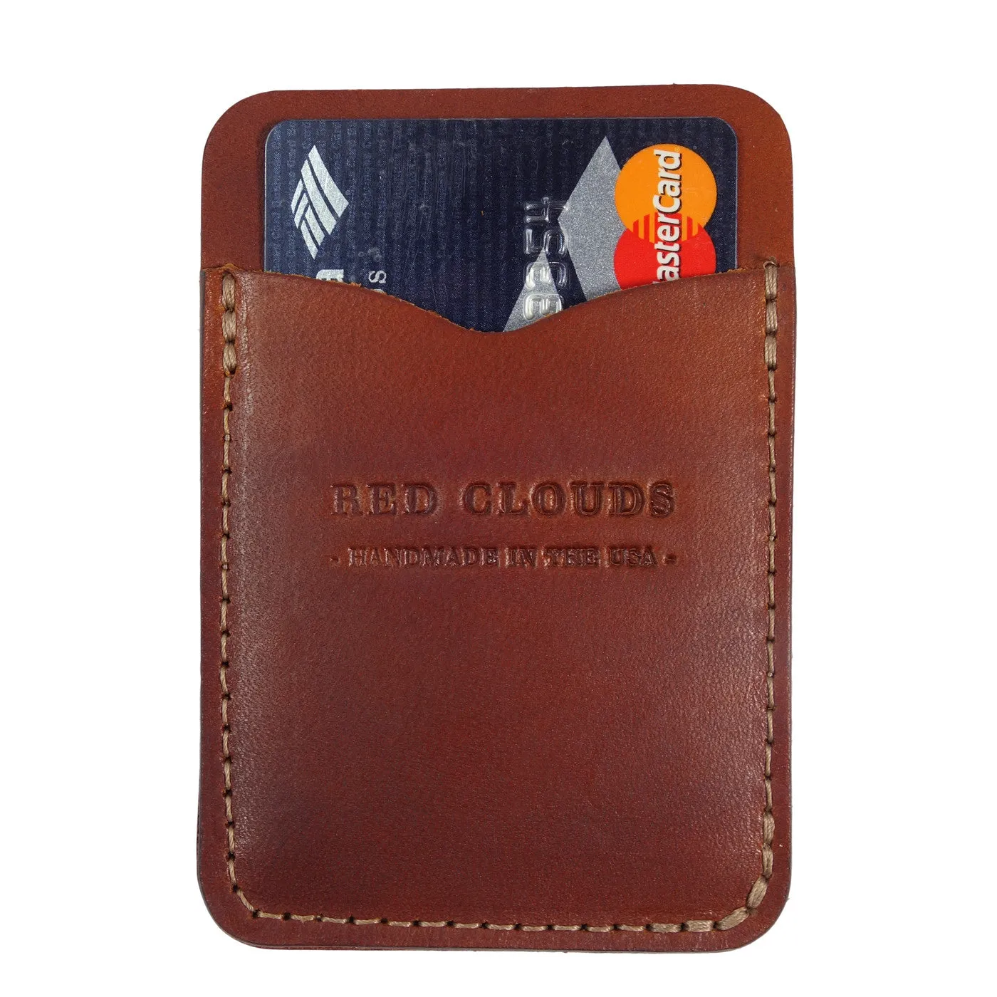 Frontside Vertical Wallet - Saddle Tan