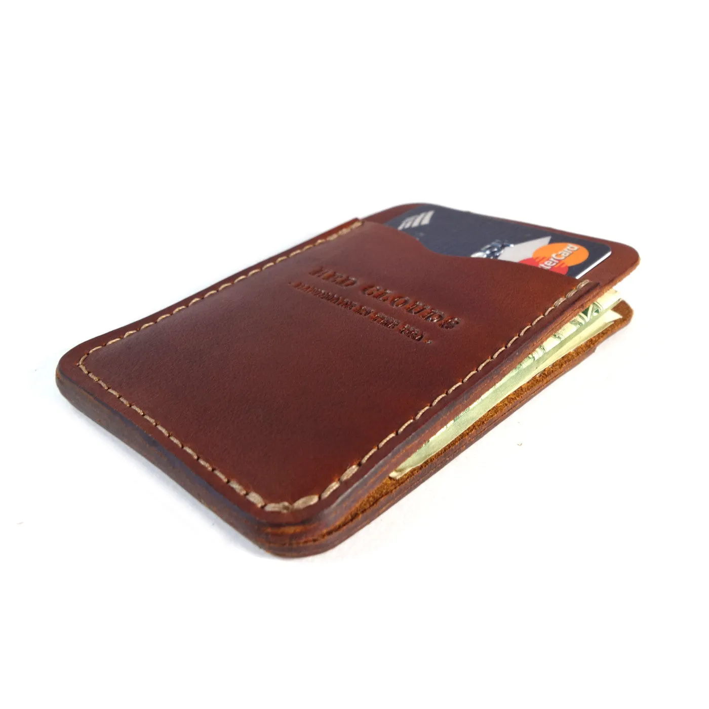 Frontside Vertical Wallet - Saddle Tan