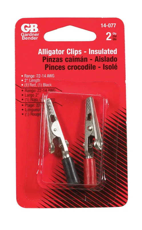 Gardner Bender Alligator Clips 2 pk