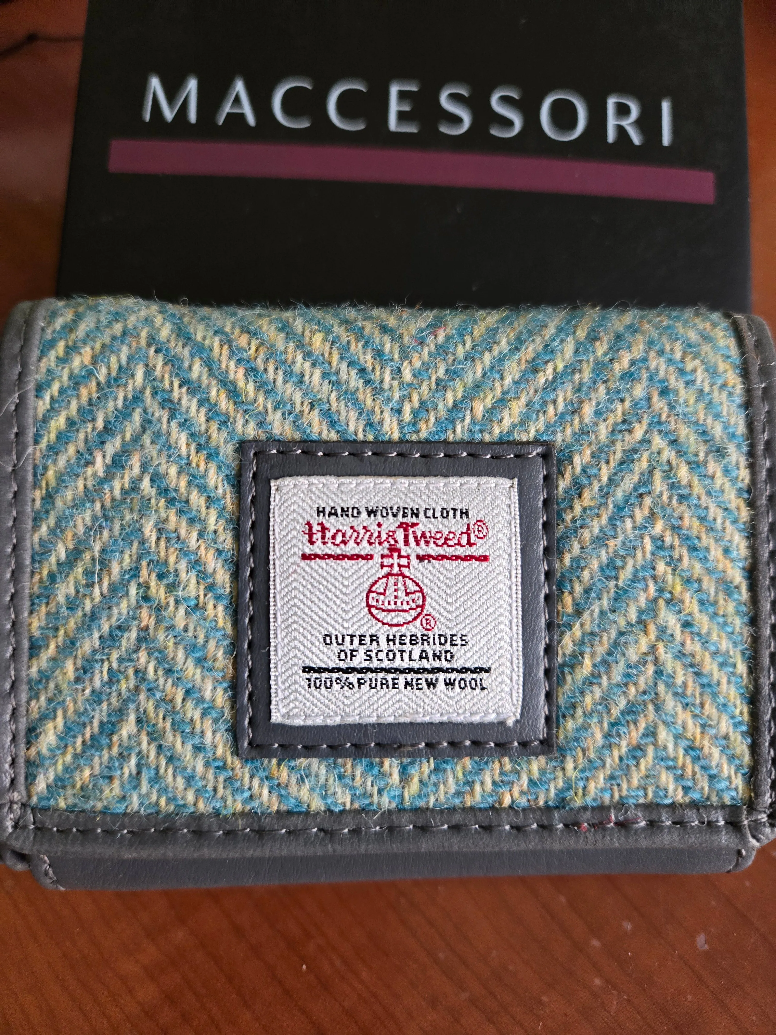 Harris Tweed Trifold Purse