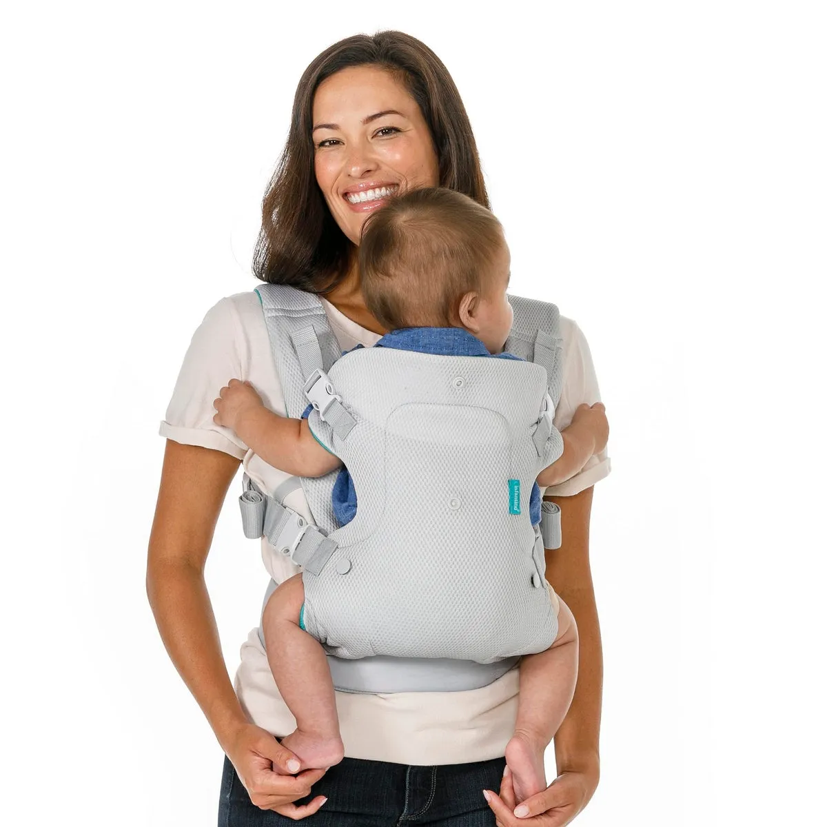 Infantino Flip 4-in-1 Light & Airy Convertible Carrier Dark Grey