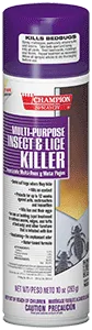 INSECTICIDE/ Champion Multipurpose, Lice and Bedbug Killer, 10 oz