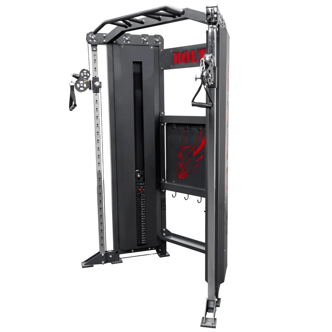 IRONCLAD FUNCTIONAL TRAINER WITH DUAL 250 LB WEIGHT STACKS