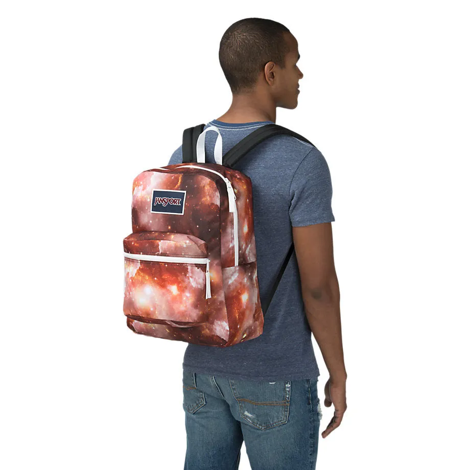 JANSPORT Overexposed Backpack - Multi Red Galaxy