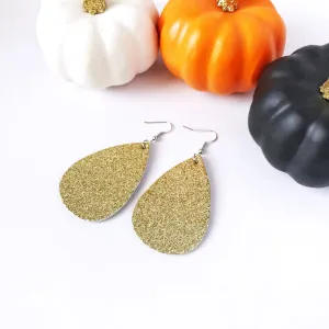 Juniper- Gold Glitter Earrings