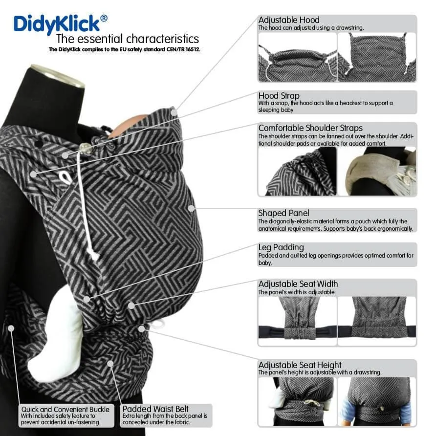 Kaleidoscope DidyKlick Half Buckle by Didymos