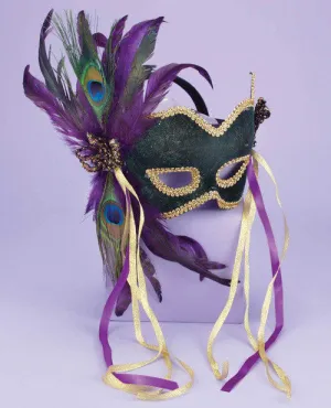 Karneval 1-2 Mask - Peacock