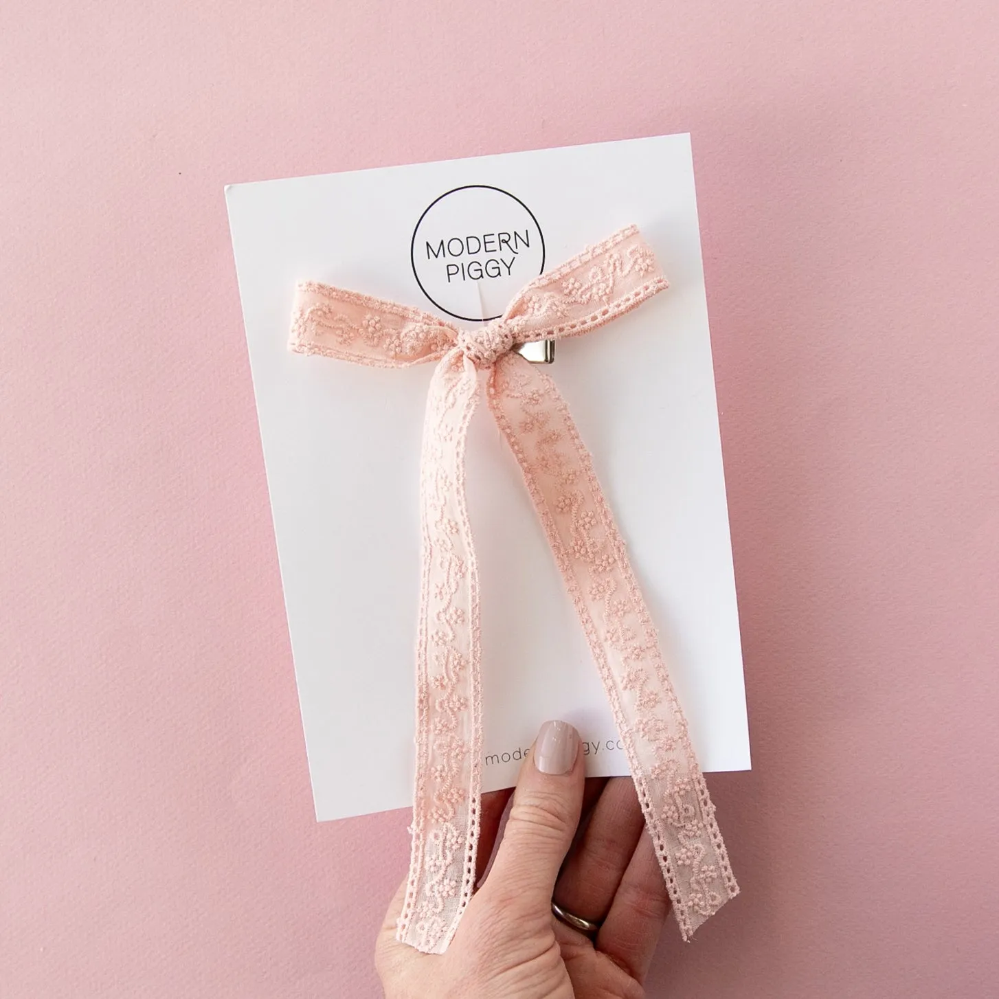 Lace | Statement Ribbon Bow