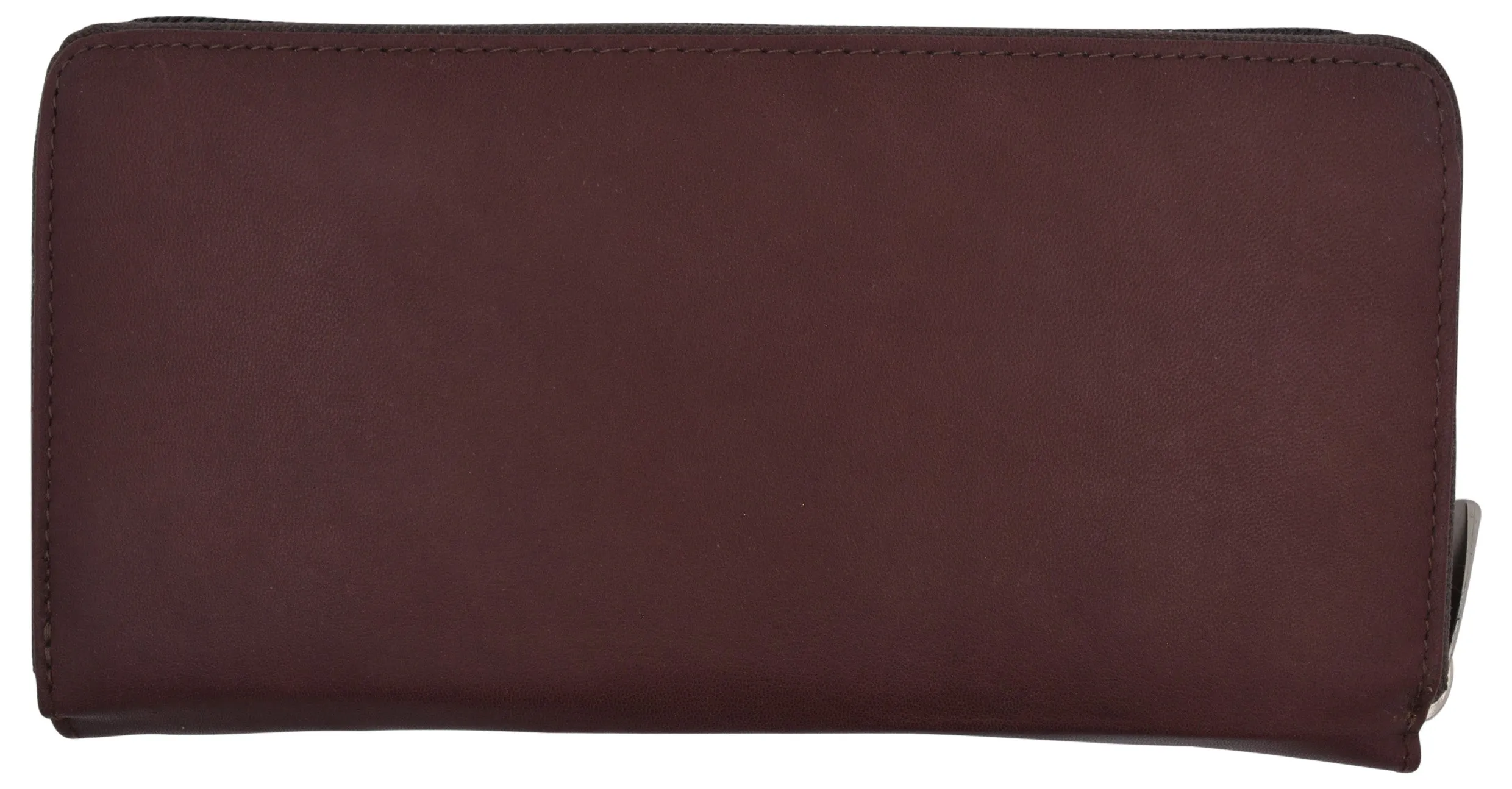 Ladies Genuine Leather Zip-Around Long Credit Card Wallet 7575GT