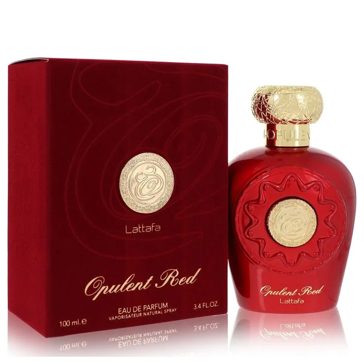 Lattafa Opulent Red by Lattafa Eau De Parfum Spray 3.4 oz