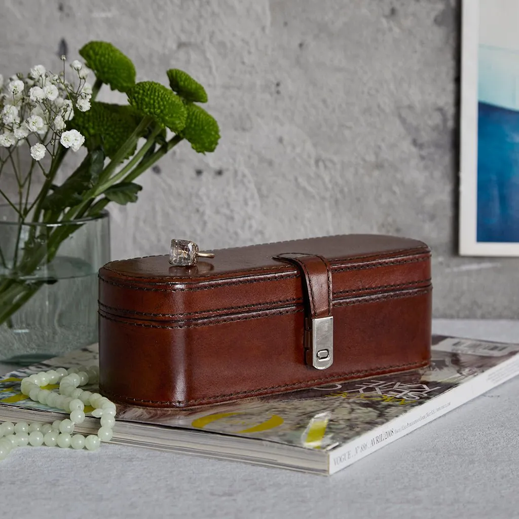 Leather Personalised Small Jewellery Box - Use Everyday