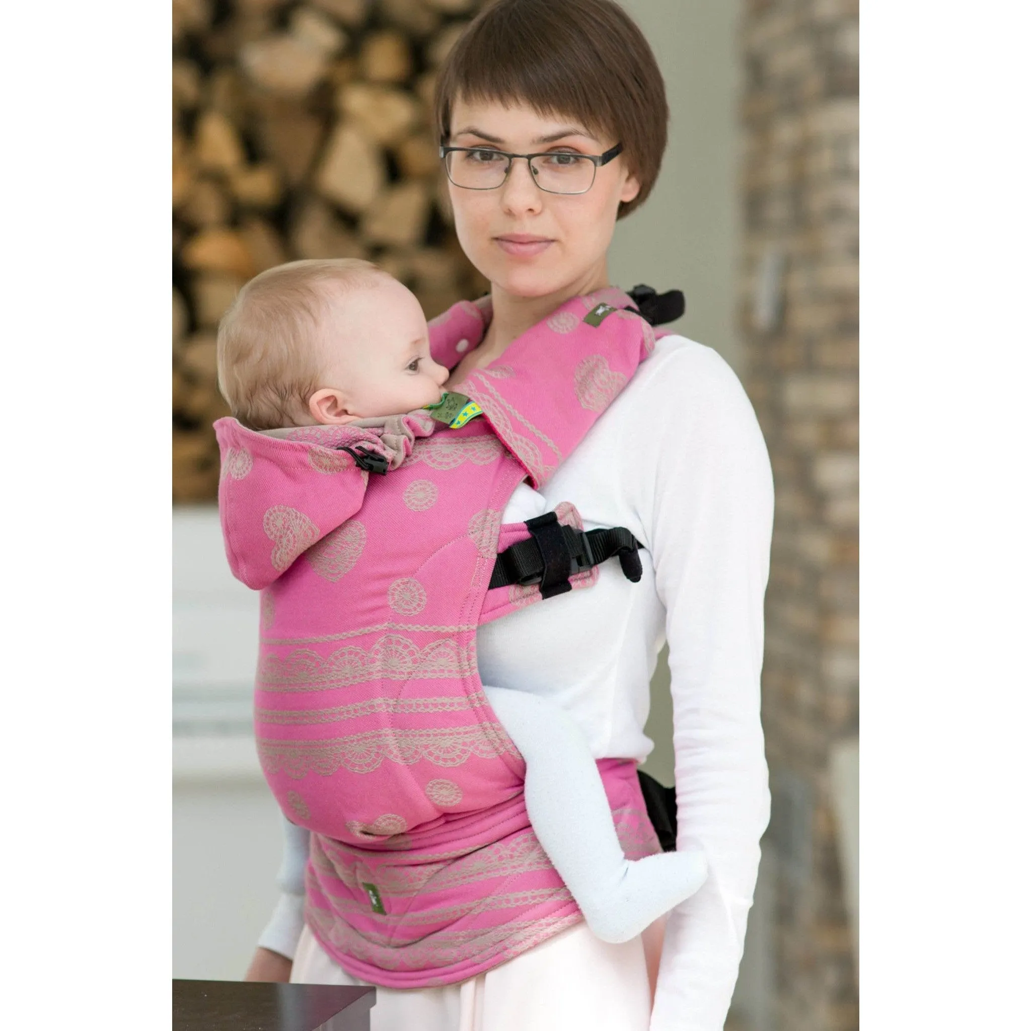 Lenny Lamb Ergonomic Carrier (BABY) - Candy Lace (Second Generation)