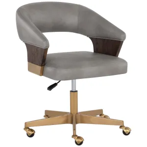 Leonce Office Chair, Bravo Metal