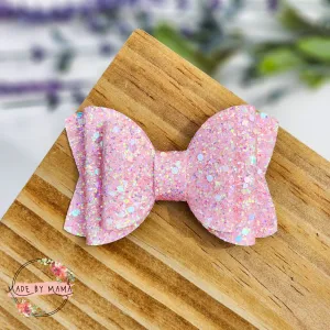 Light Pink Glitter Bow