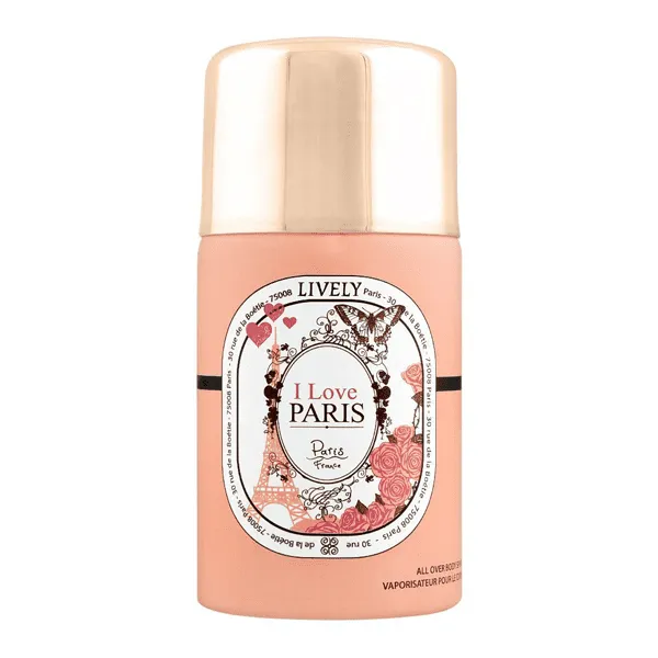 LIVELY I LOVE PARIS BODY SPRAY 250ML