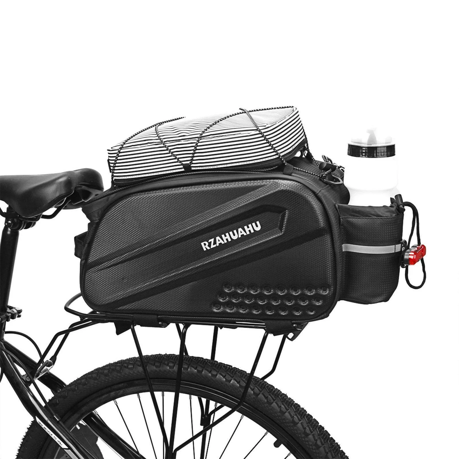 Lixada 10L Multifunctional Bicycle Rear Seat Bag Waterproof Cycling Bike Rack Trunk Cargo Bag Pannier Bag Handbag Shoulder Bag