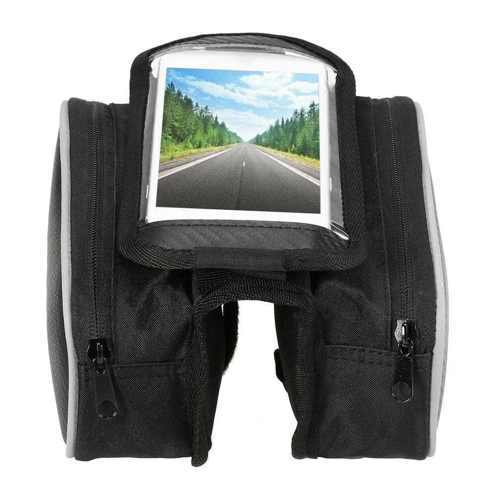 Lixada Bicycle Front Frame Touchscreen Phone Bag