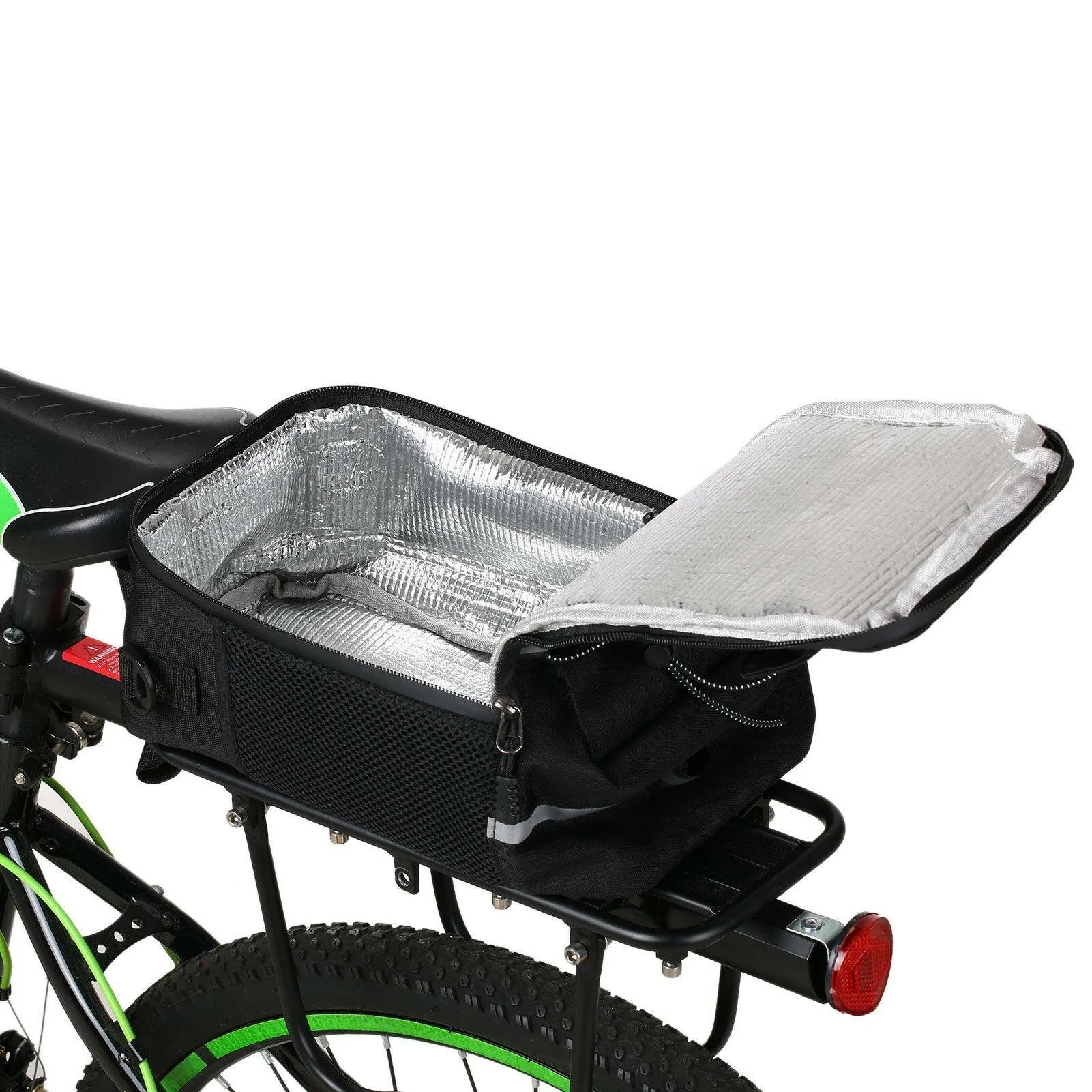 Lixada Bike Trunk Bag Insulated Cooler Bag Multifunctional Bicycle Rear Rack Bag Scooter Handlebar Bag Shoulder Bag Cycling Luggage Storage Bag Pannier