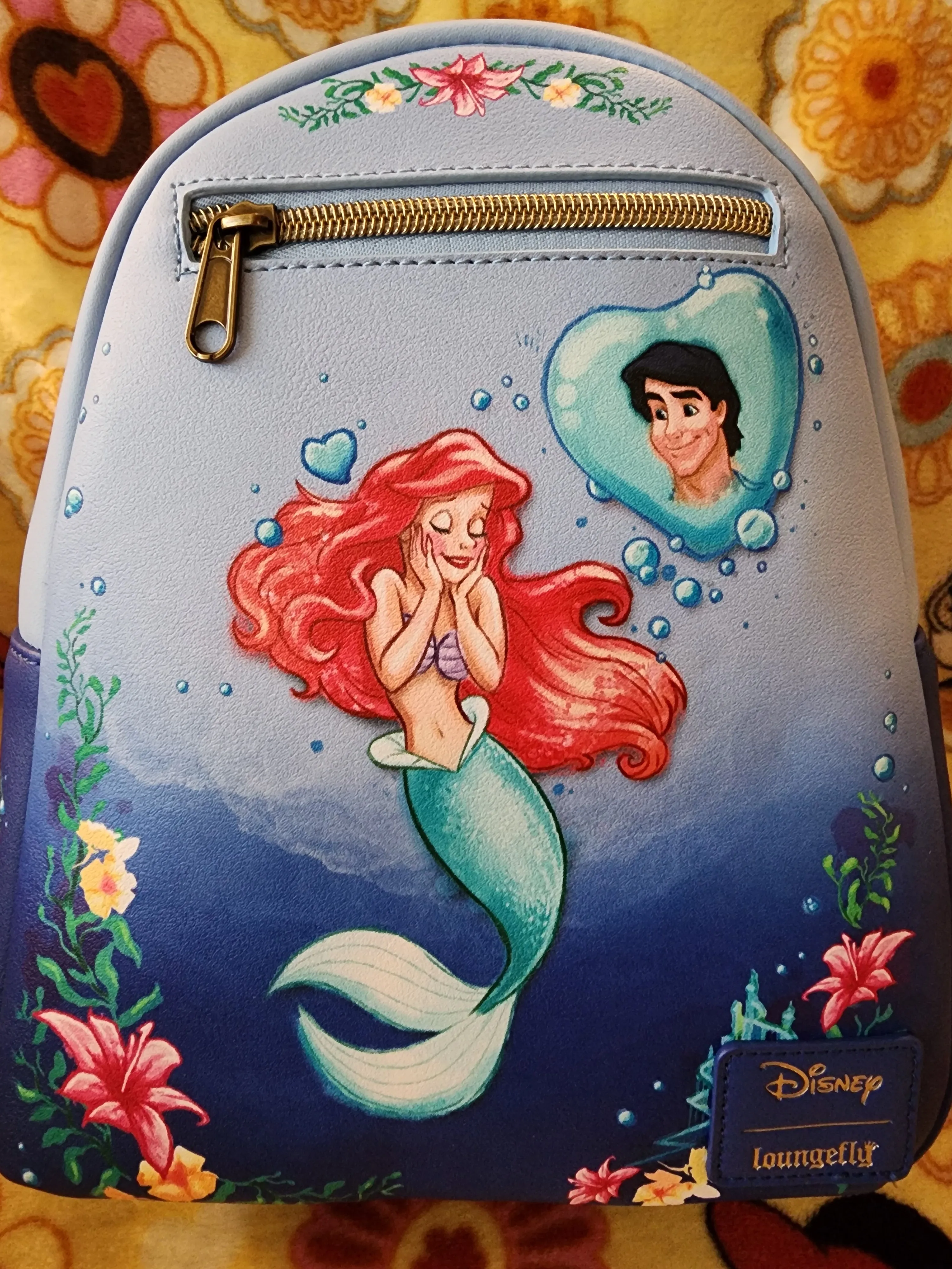 Loungefly Disney Ariel and Eric Little Mermaid Backpack