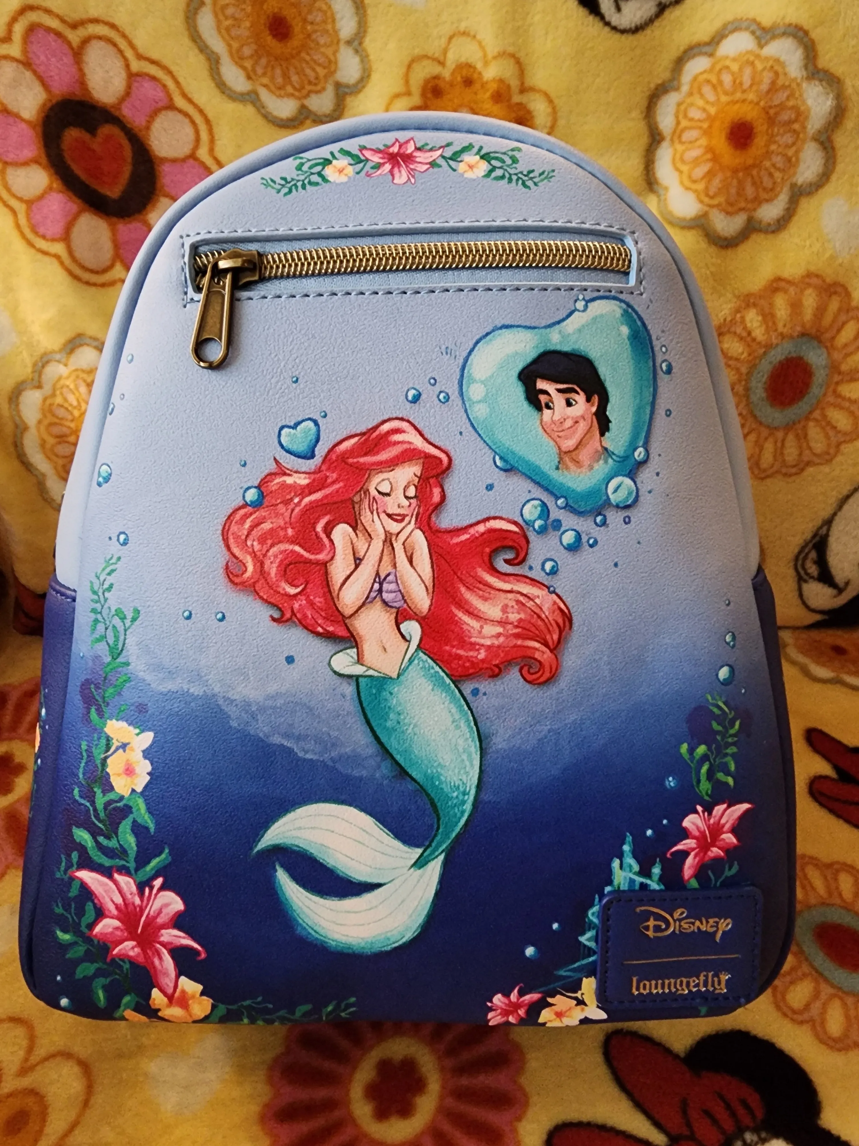 Loungefly Disney Ariel and Eric Little Mermaid Backpack