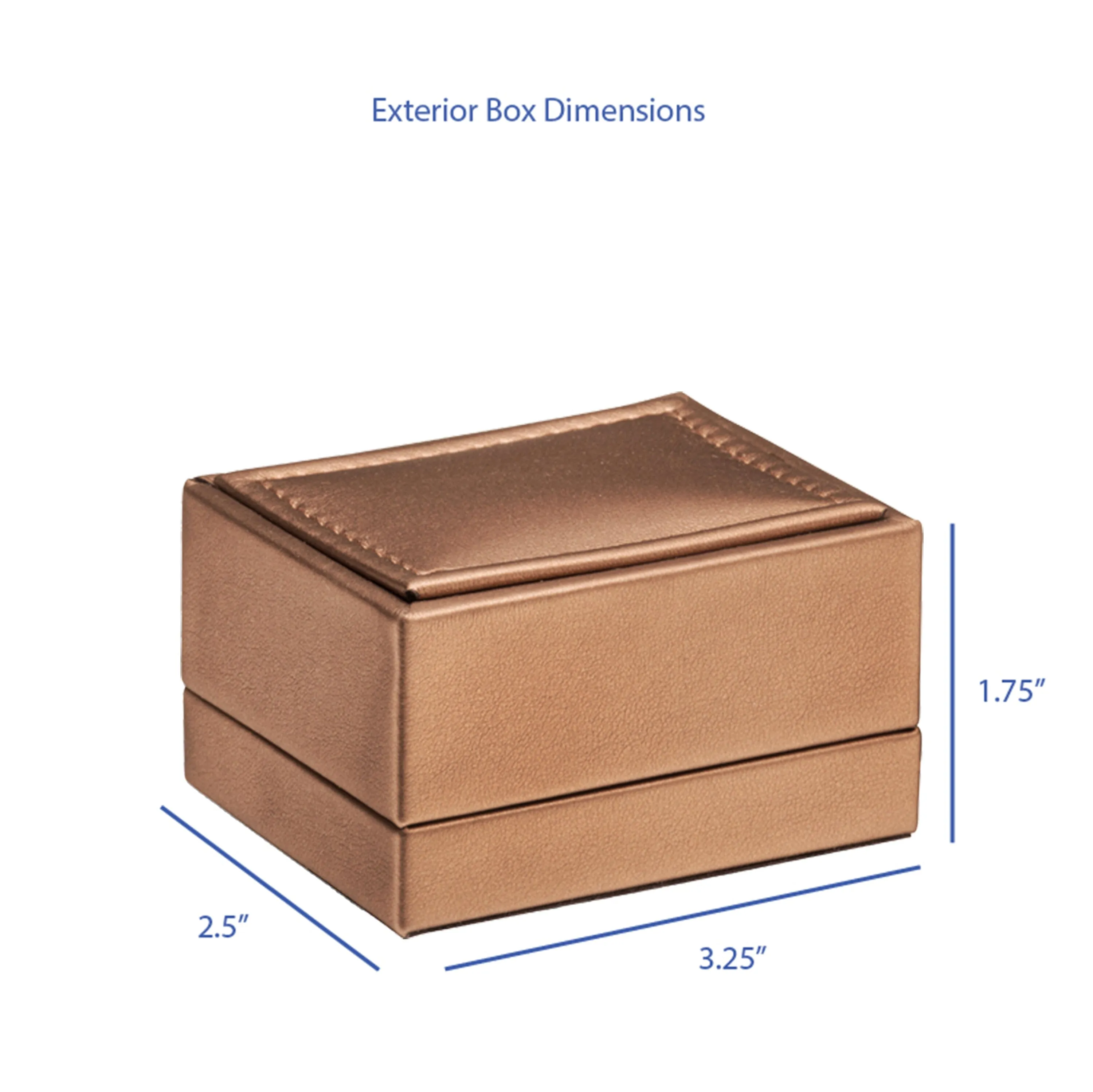 Luxury Leather Cufflink Box, Opulent Collection