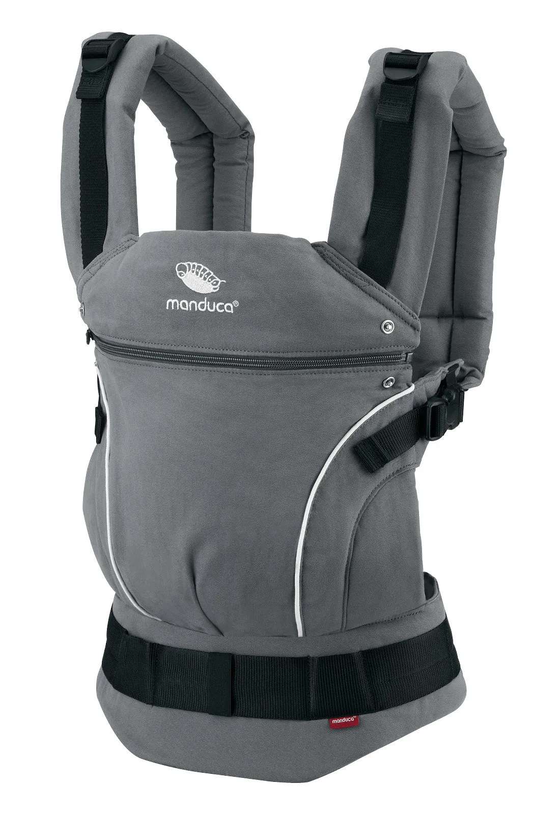 manduca First Pure Cotton carrier - DarkGrey & FREE Size It Dark Grey (rrp$24.95)