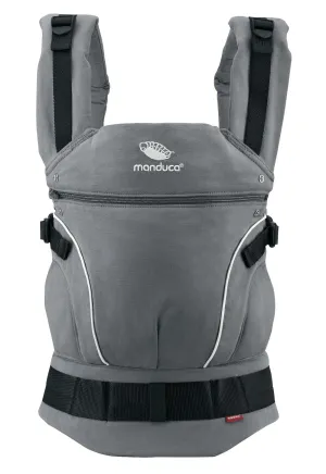 manduca First Pure Cotton carrier - DarkGrey & FREE Size It Dark Grey (rrp$24.95)