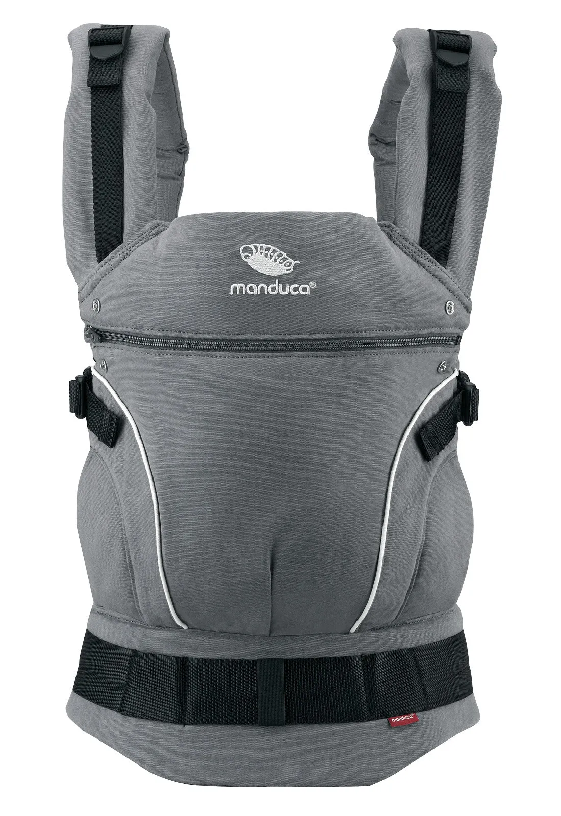 manduca First Pure Cotton carrier - DarkGrey & FREE Size It Dark Grey (rrp$24.95)