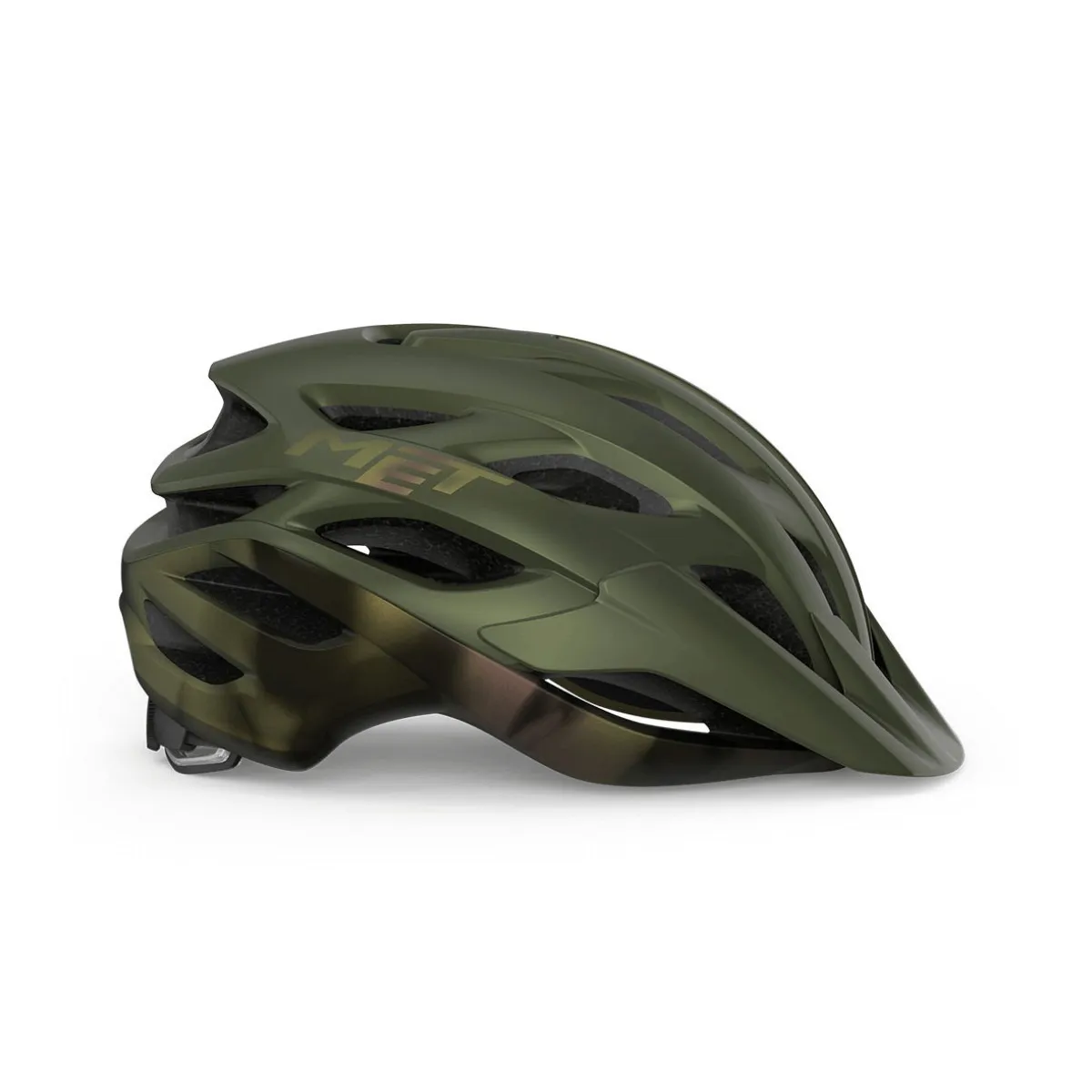 Met Veleno Helmet Olive Iridiscent Mate