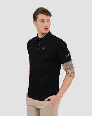 Metal Brand Patched Polo Shirt