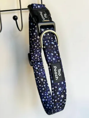 Midnight Stars Dog Collar