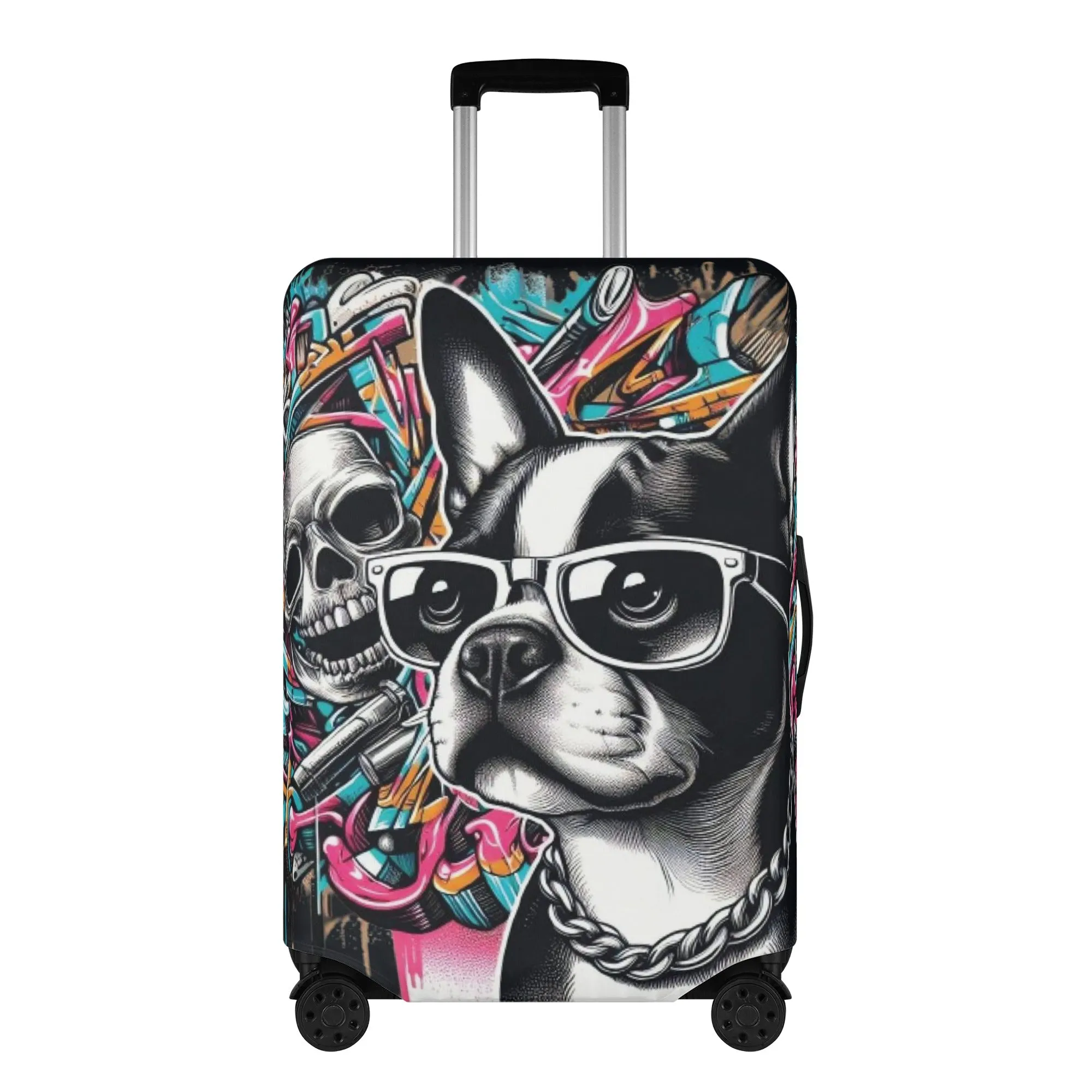 Molly - Luggage Cover for Boston Terrier lovers