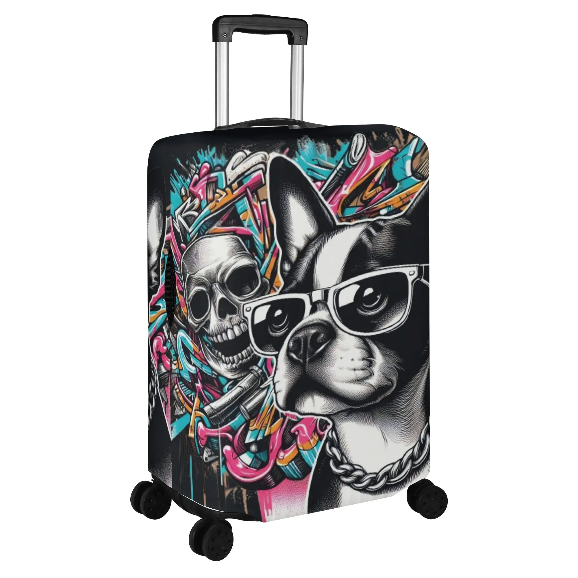 Molly - Luggage Cover for Boston Terrier lovers