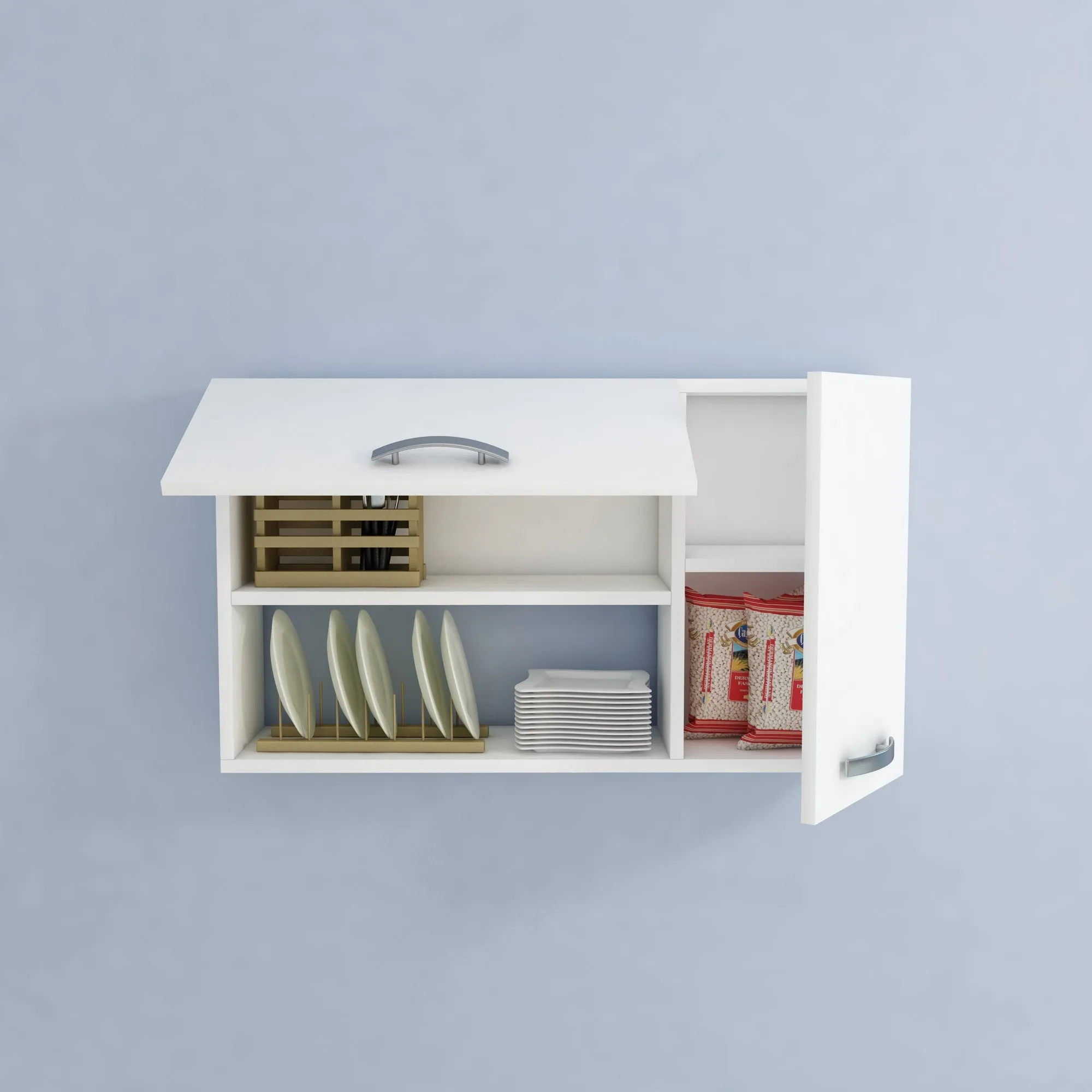 Multi Purpose Wall Mounted Cabinet Shelf Novarro