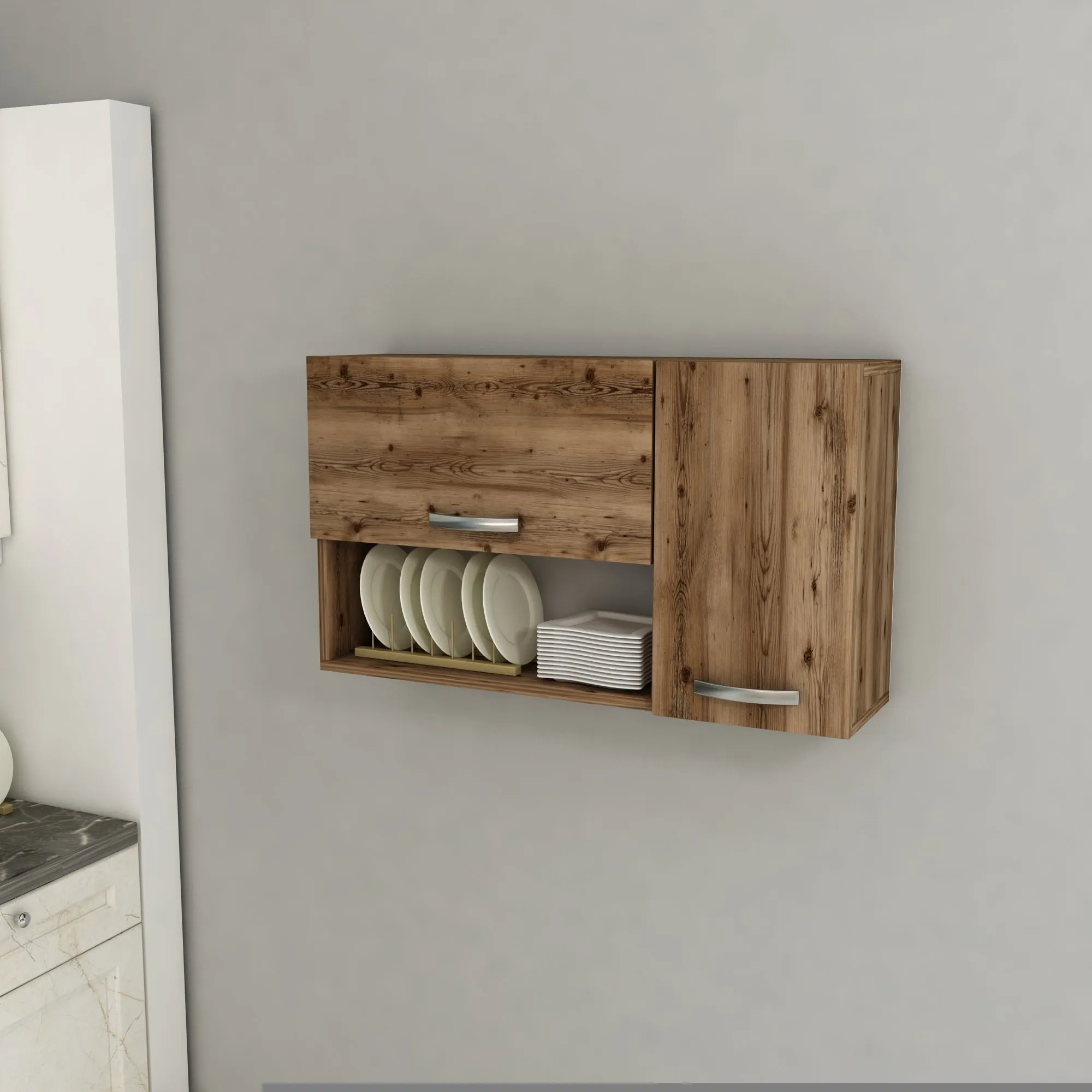 Multi Purpose Wall Mounted Cabinet Shelf Novarro