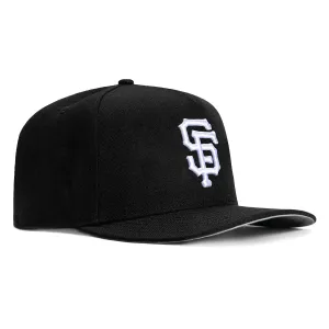 New Era 9Fifty A-Frame San Francisco Giants Snapback Hat - Black, White