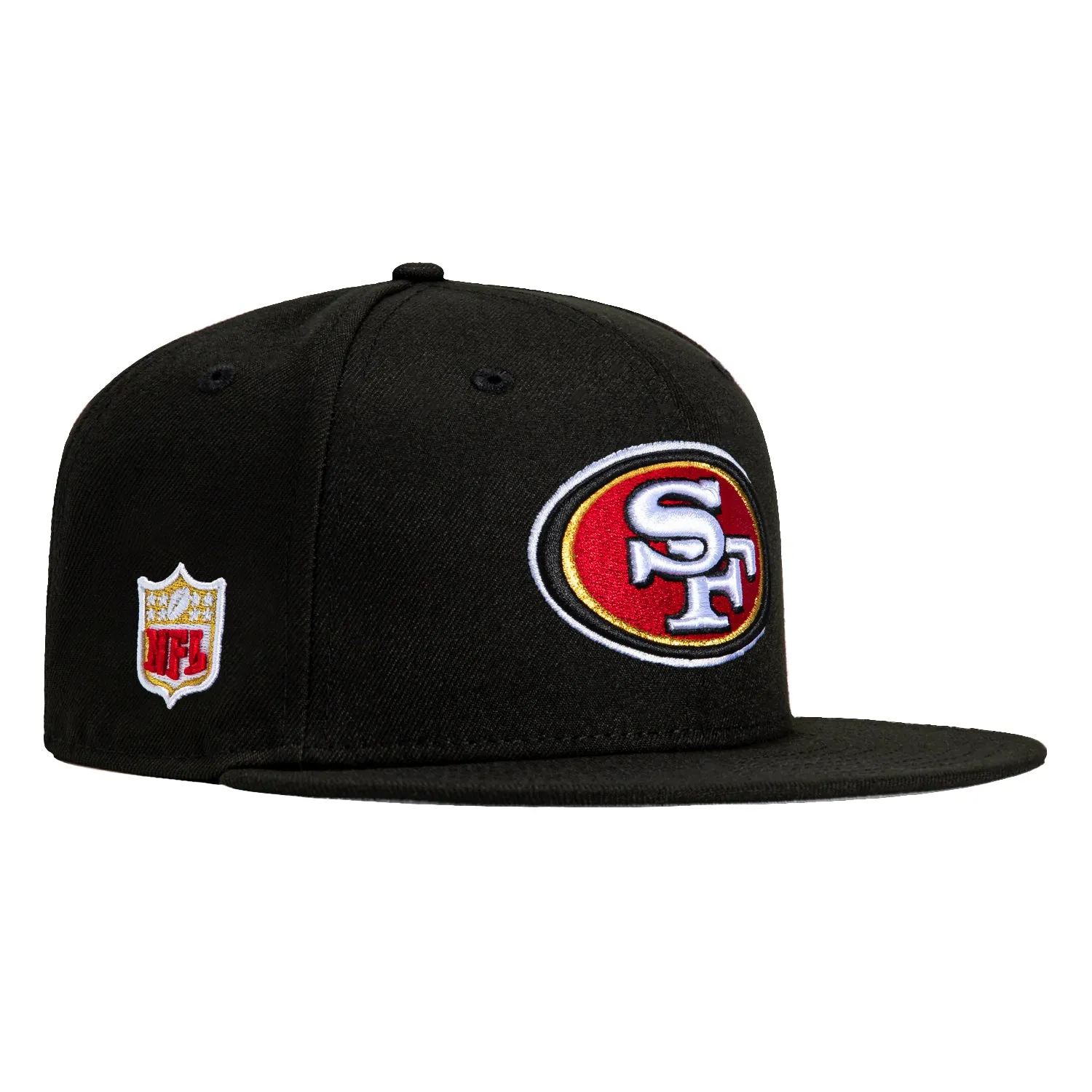 New Era 9Fifty San Francisco 49ers NFL Patch Snapback Hat - Black