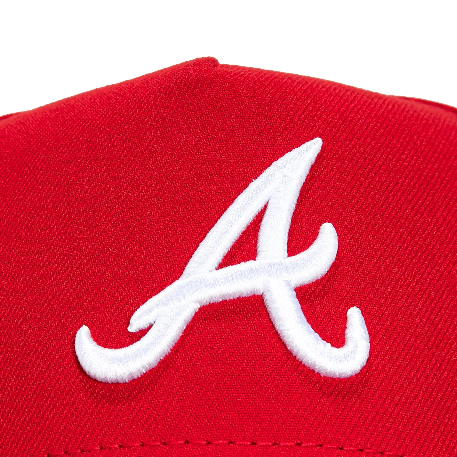 New Era 9Forty A-Frame Atlanta Braves Snapback Hat - Red, White