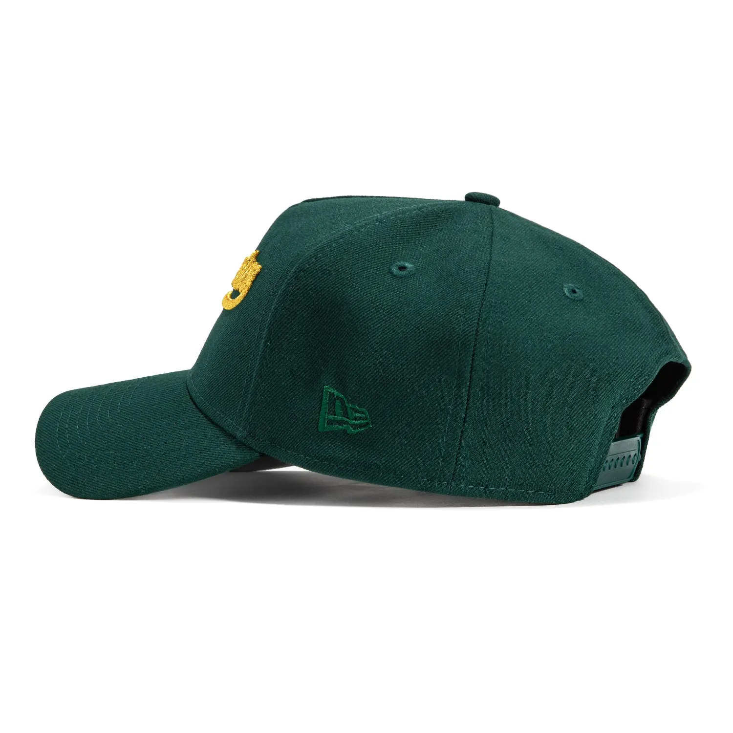 New Era 9Forty A-Frame San Francisco Giants 2007 All Star Game Patch Script Snapback Hat - Green, Metallic Gold