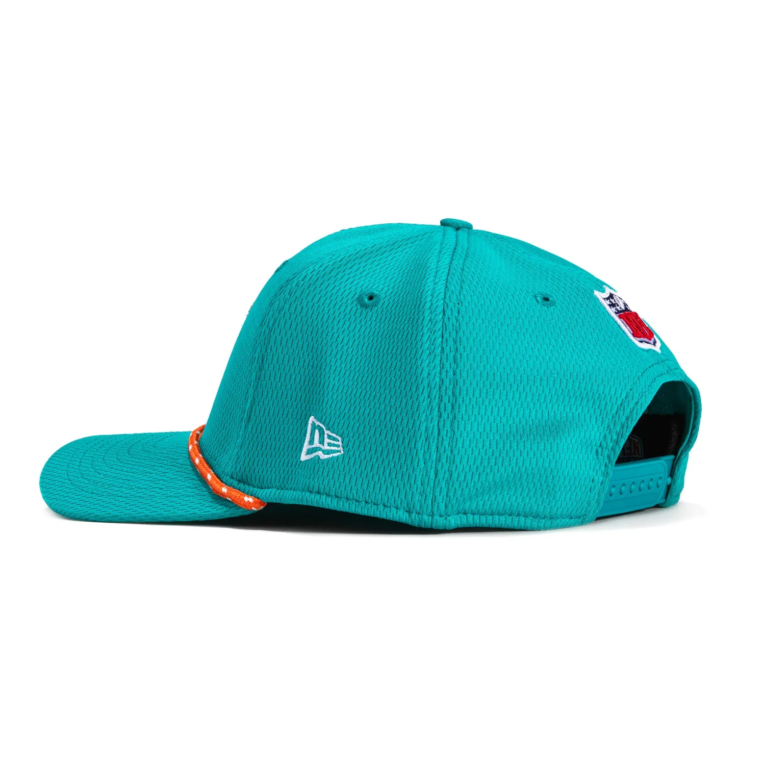 New Era 9Seventy 2024 Sideline Miami Dolphins American League Patch Stretch-Snap Hat - Teal