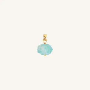 Opulent Amazonite Charm - Stone of Courage