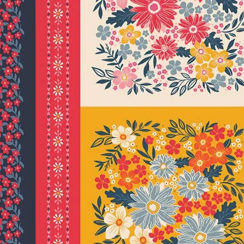 Opulent Swell - The Flower Fields - Art Gallery Fabrics