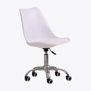 Orsen Swivel Office Chair White